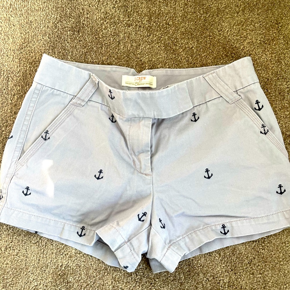 JCrew Shorts with Anchor print